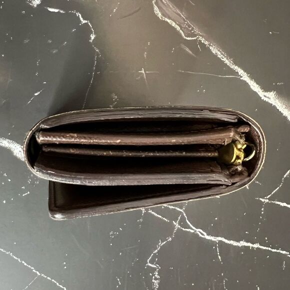 LOUIS VUITTON Bifold Wallet Portefeuille Tresor Damier Ebene - Picture 4 of 12